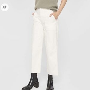 Stylish White Cropped Pants